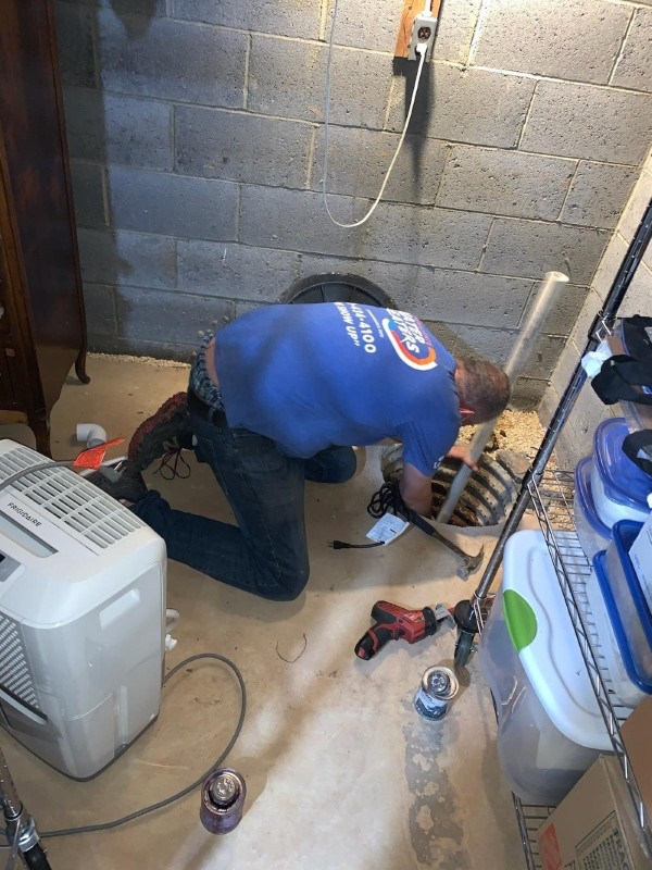 Basement Sump Pump installation in Bridgewater NJ